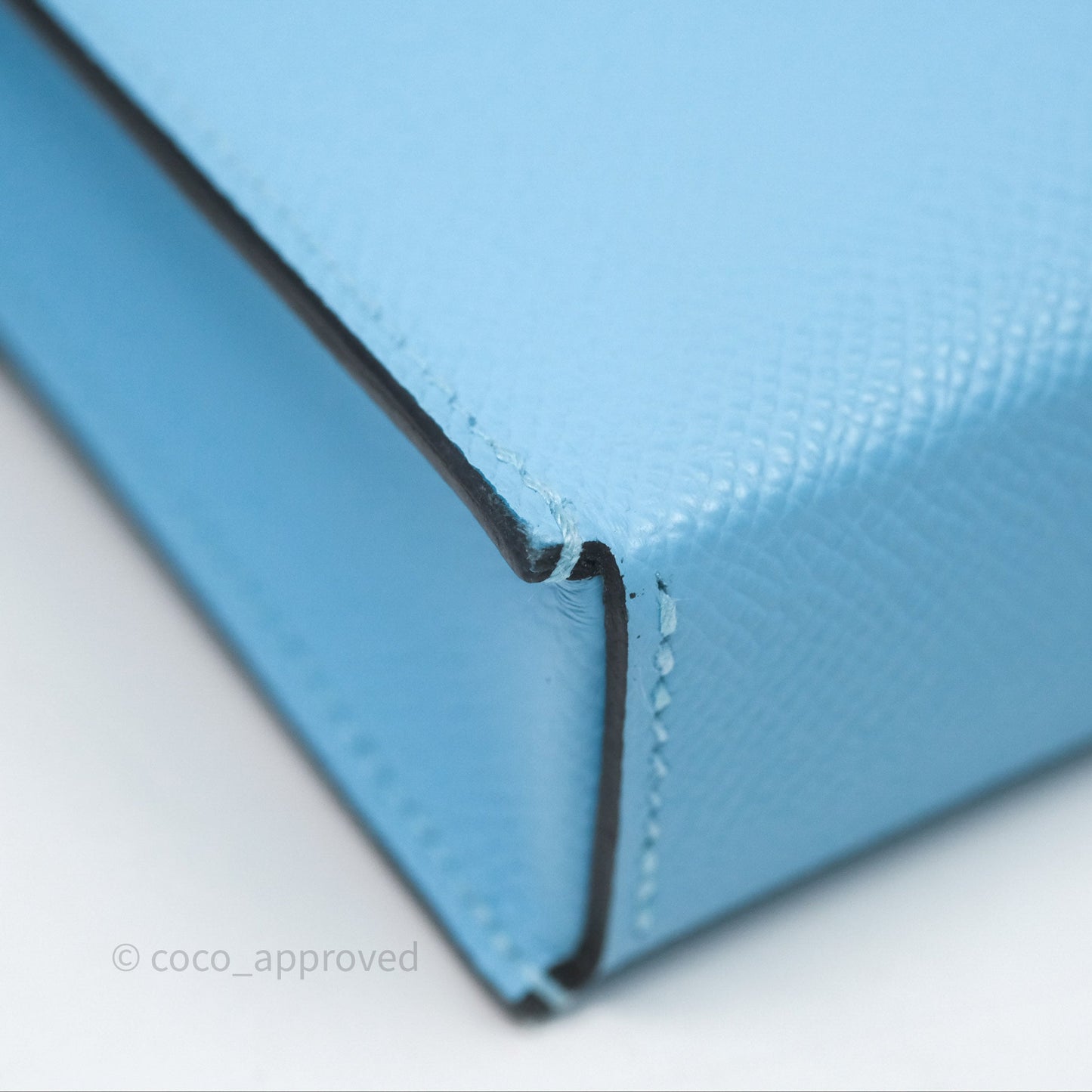 Hermès Hermesnap Wallet Epsom Celeste 7N Palladium Hardware