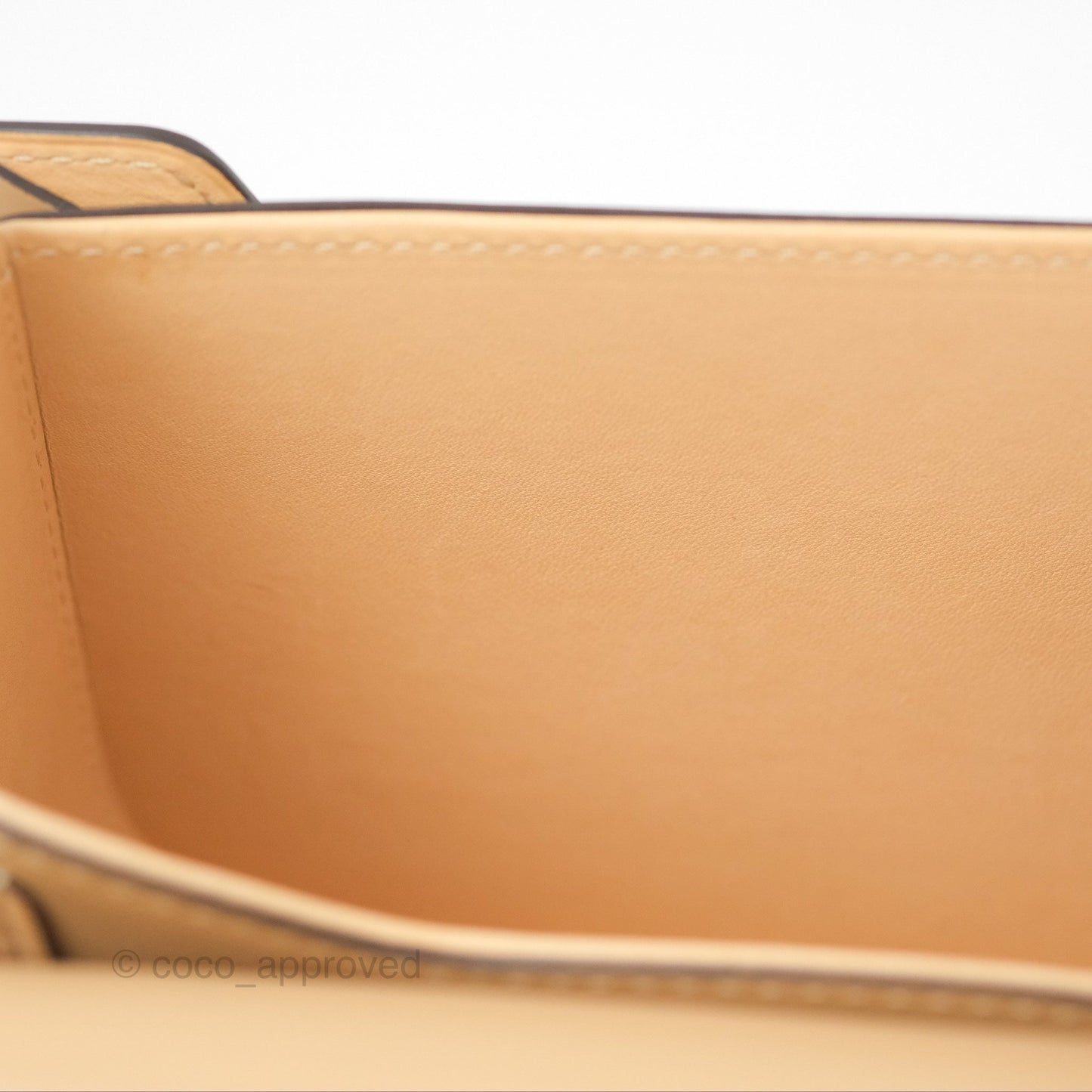 Delvaux Lingot Bag Latte Olen Calfskin