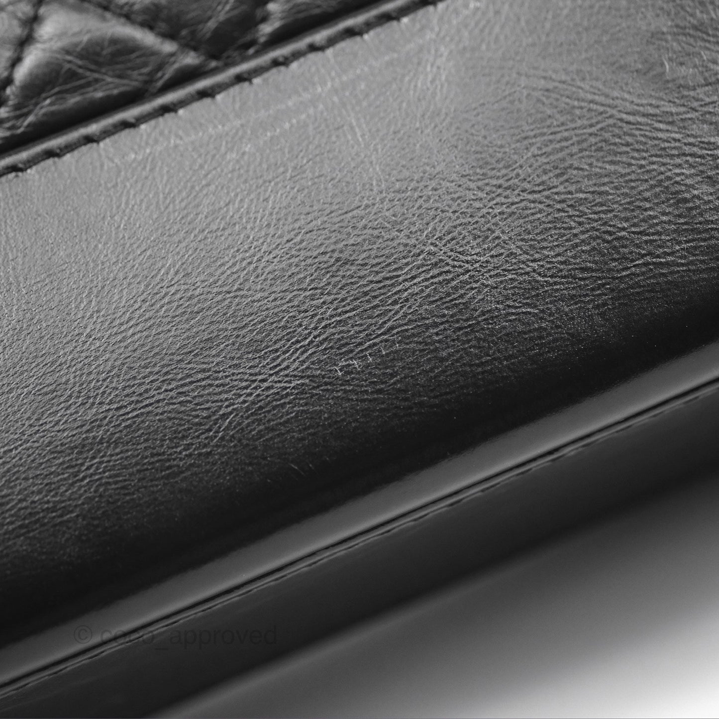Chanel New Medium Gabrielle Hobo Quilted Black Aged Calfskin