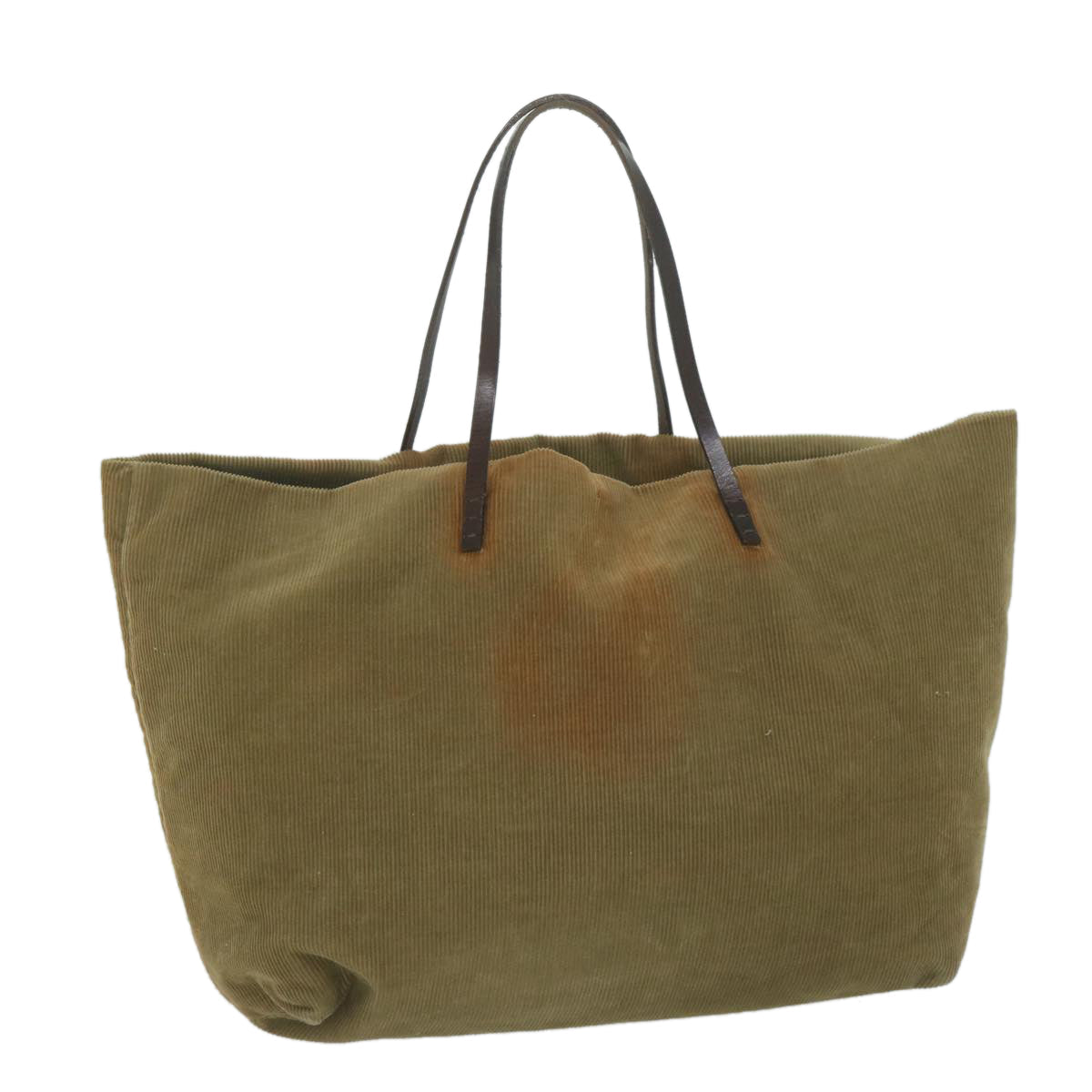 Luxury FendiTote Bag Corduroy Khaki65092