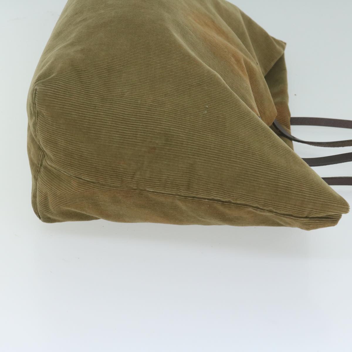 Luxury FendiTote Bag Corduroy Khaki65092