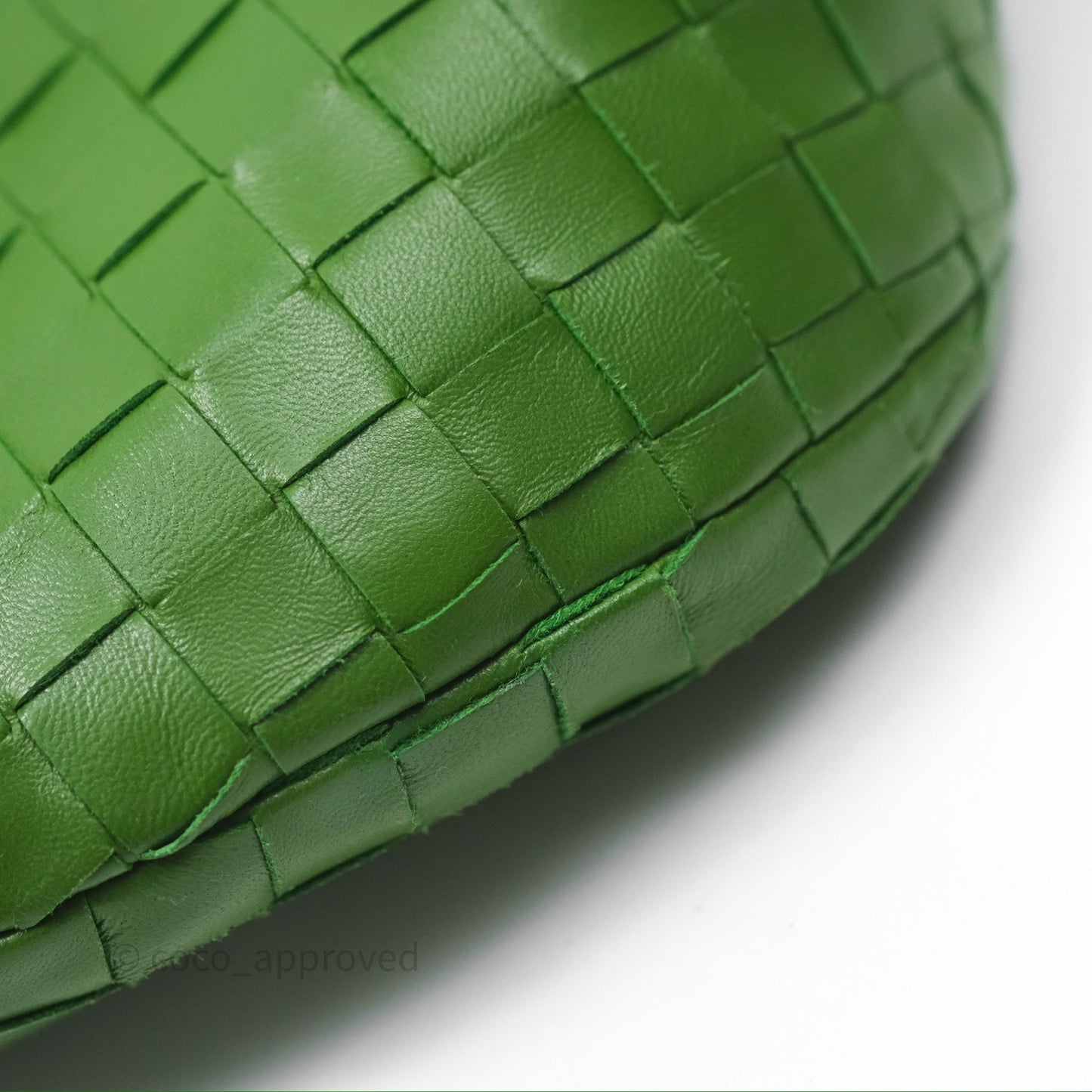Bottega Veneta Teen Jodie Green Intrecciato Lambskin