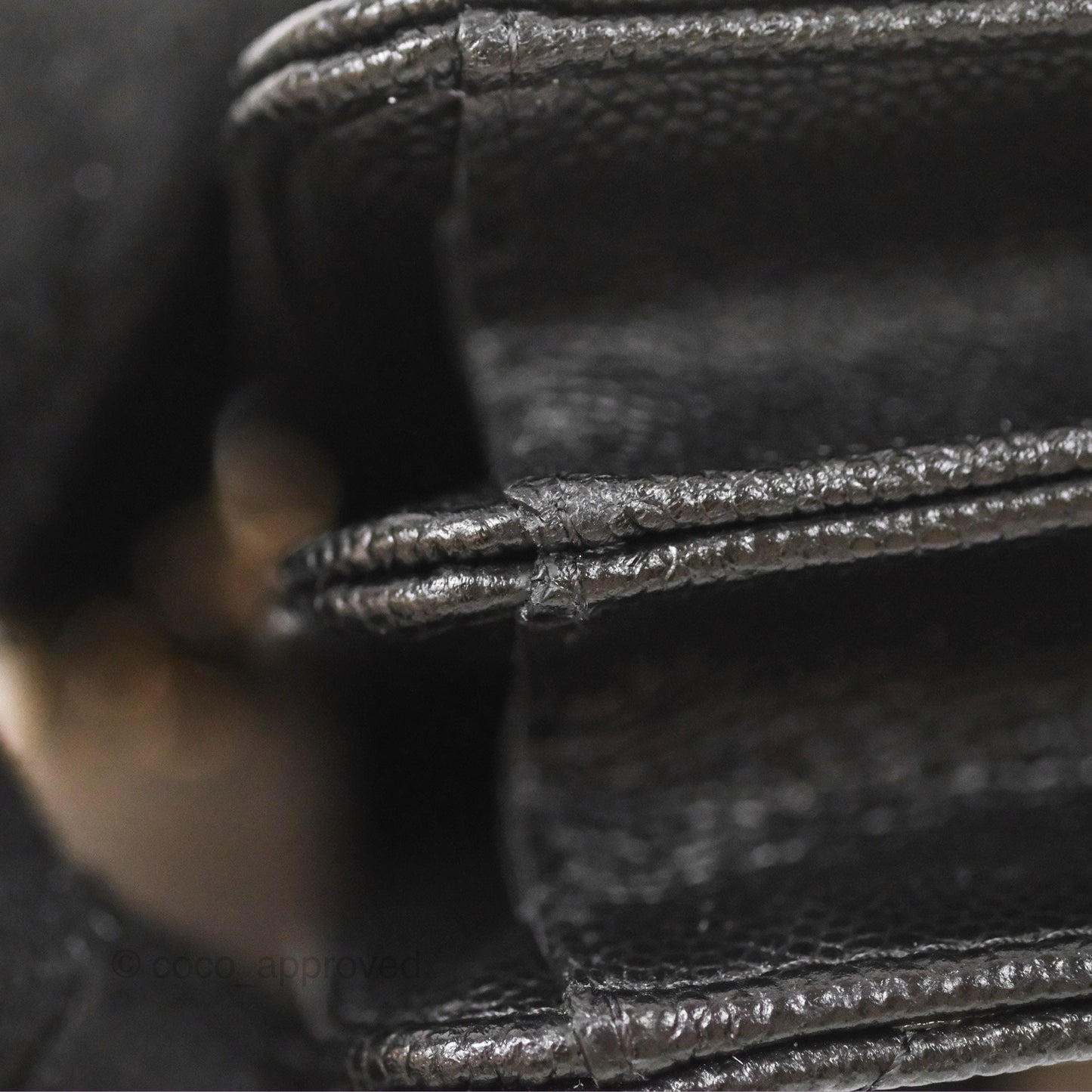Chanel Mini Clutch with Ribbon Bow Chain Black Caviar Gold Hardware 23S