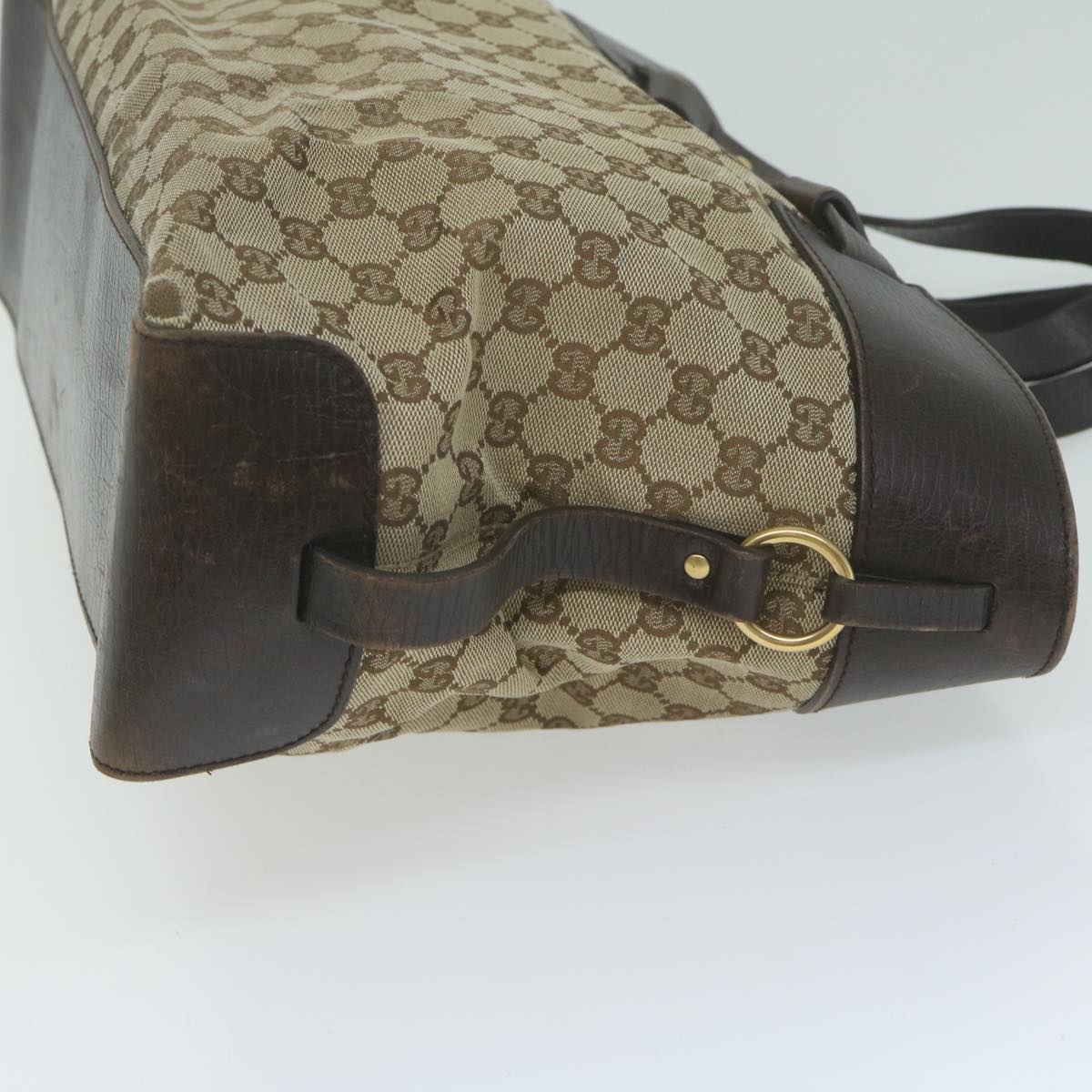GUCCI GG Canvas Tote Bag Beige 106251  65101