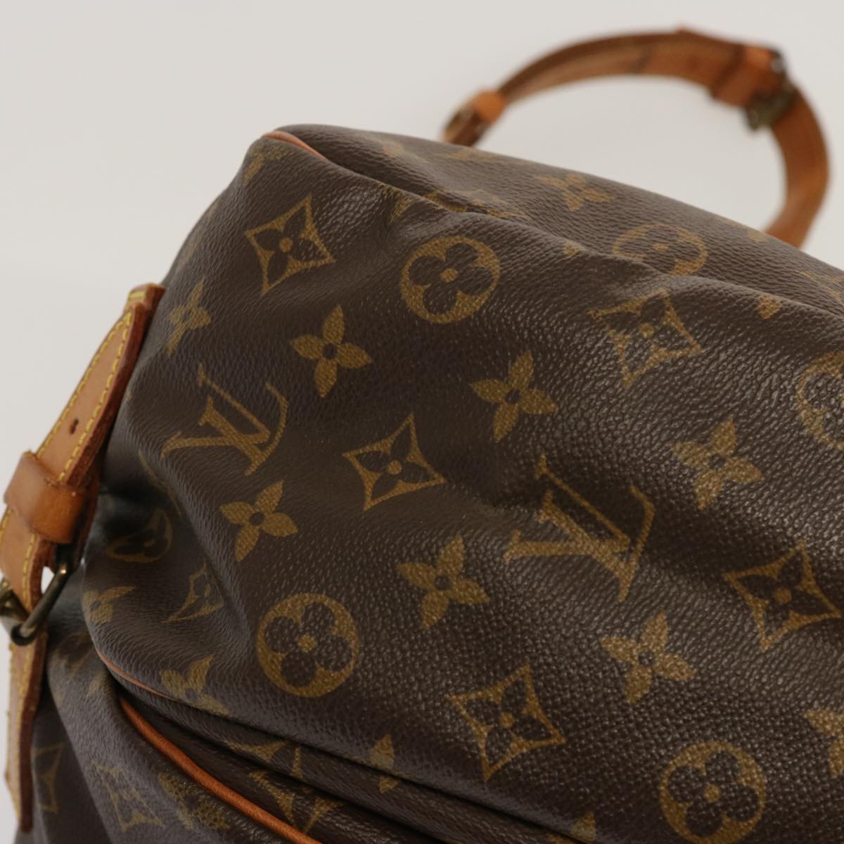 LOUIS VUITTON Monogram Saumur 35 Shoulder Bag M42254 LV 65145