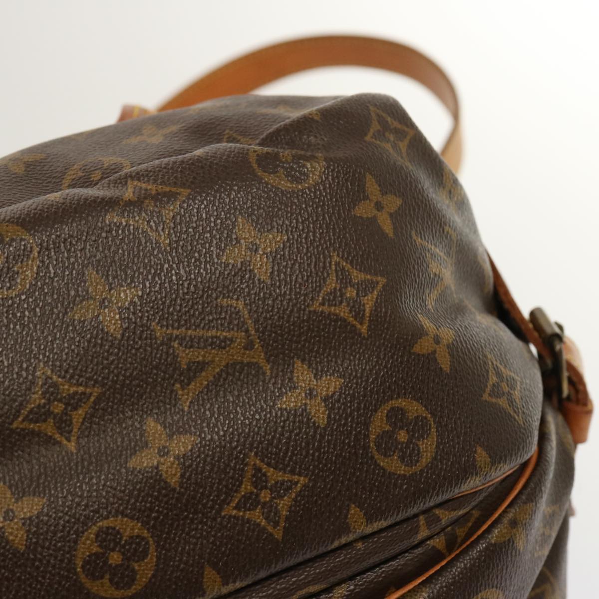 LOUIS VUITTON Monogram Saumur 35 Shoulder Bag M42254 LV 65145