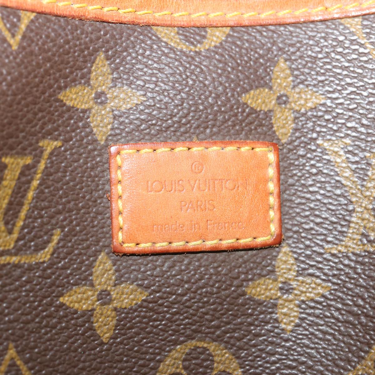 LOUIS VUITTON Monogram Saumur 35 Shoulder Bag M42254 LV 65145