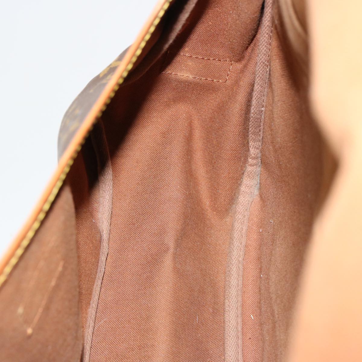 LOUIS VUITTON Monogram Saumur 35 Shoulder Bag M42254 LV 65145