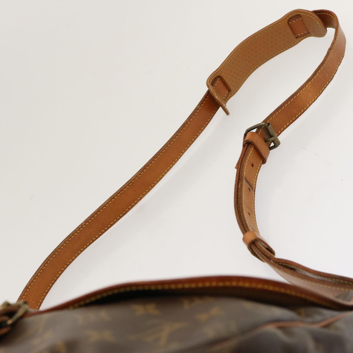 LOUIS VUITTON Monogram Saumur 35 Shoulder Bag M42254 LV 65145
