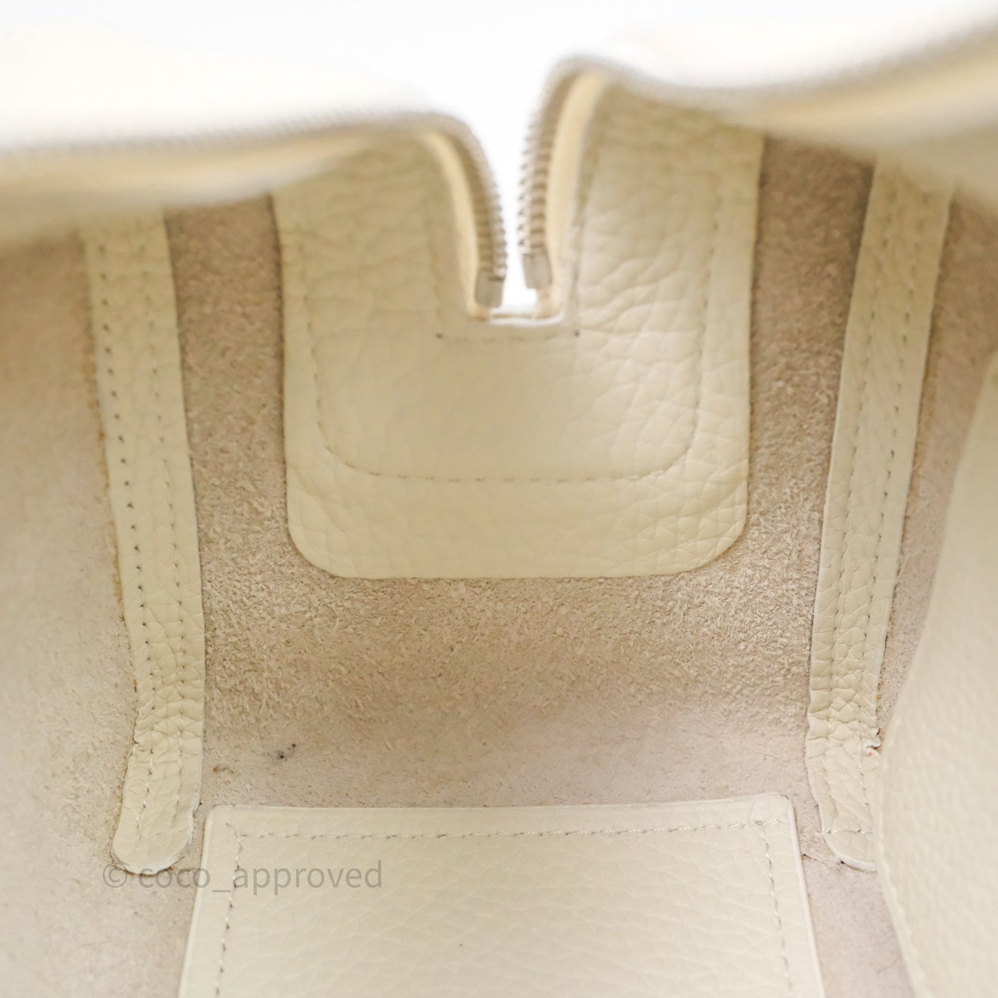 Delvaux Cool Box Mini Taurillon Soft Grained White/Black Calfskin Silver Hardware