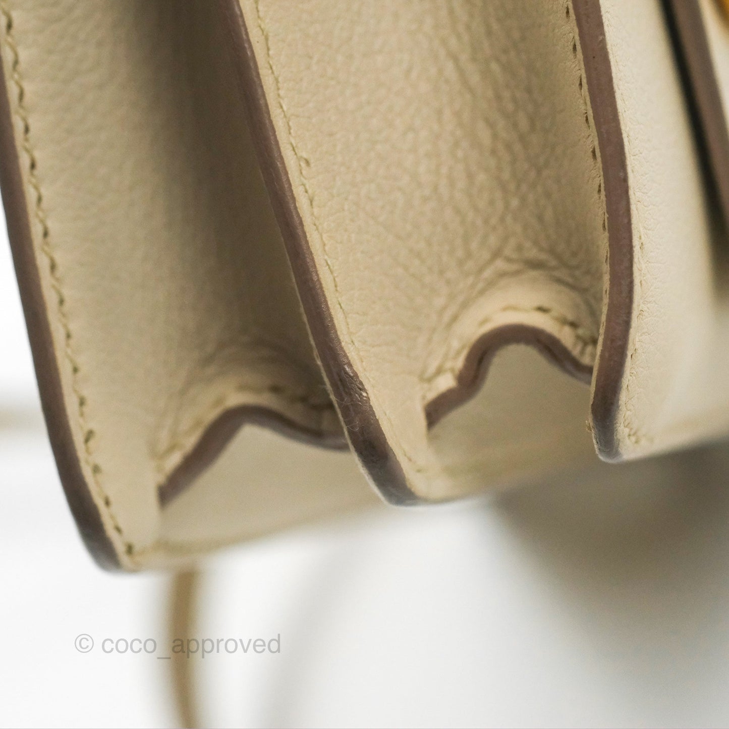Hermès Roulis Mini 18 Beton Evercolor Gold Hardware