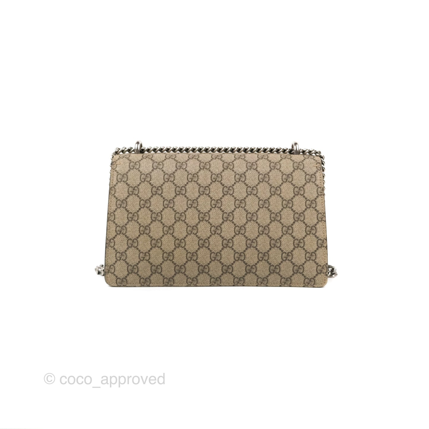 Gucci Dionysus GG Supreme Small Bag Ruthenium Hardware