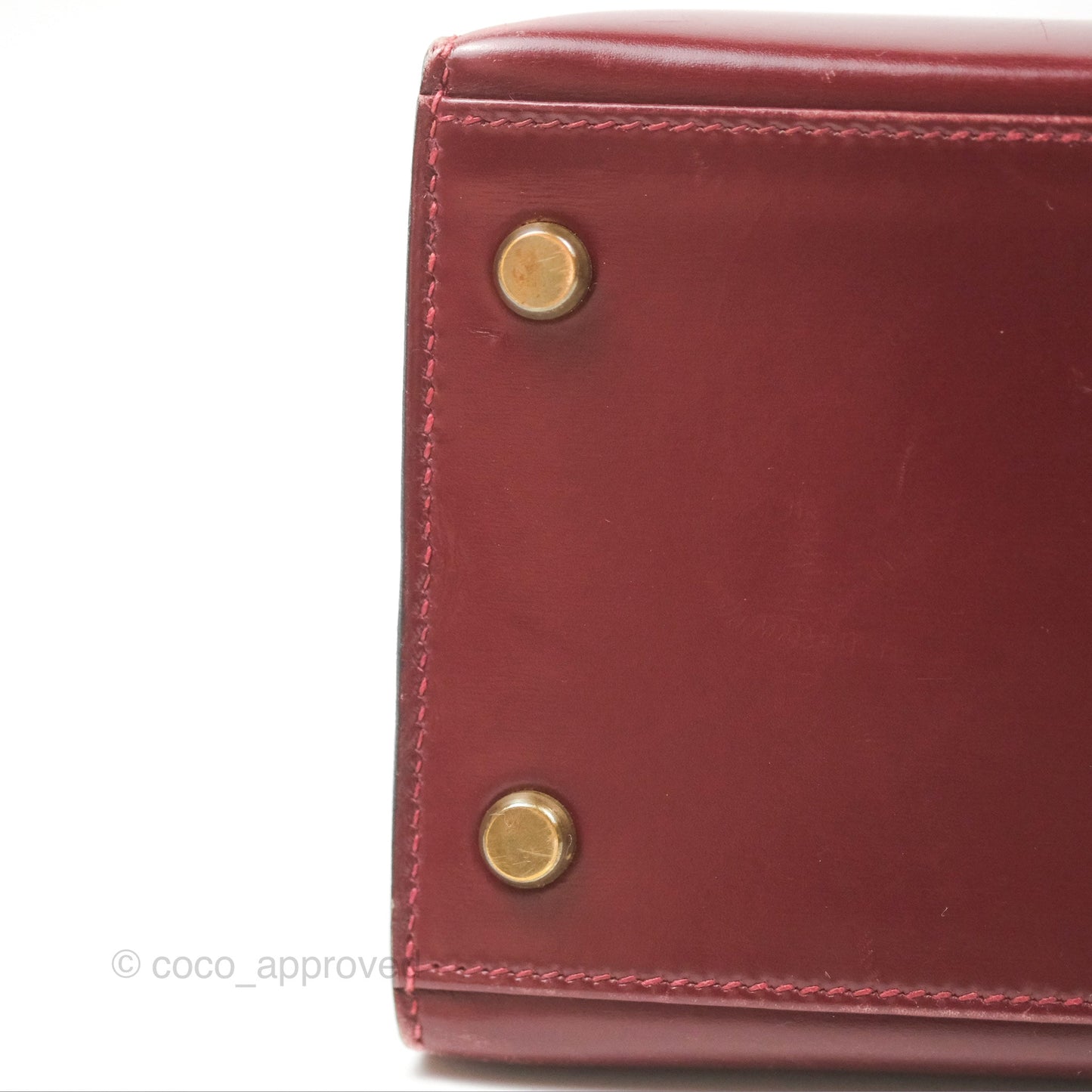 Hermès Kelly Sellier 28 Box Rouge Gold Hardware