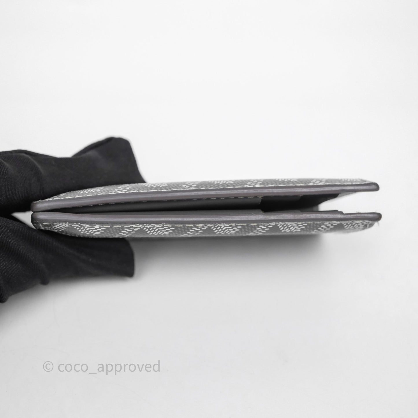 Goyard Saint Pierre Card Wallet Grey Goyardine