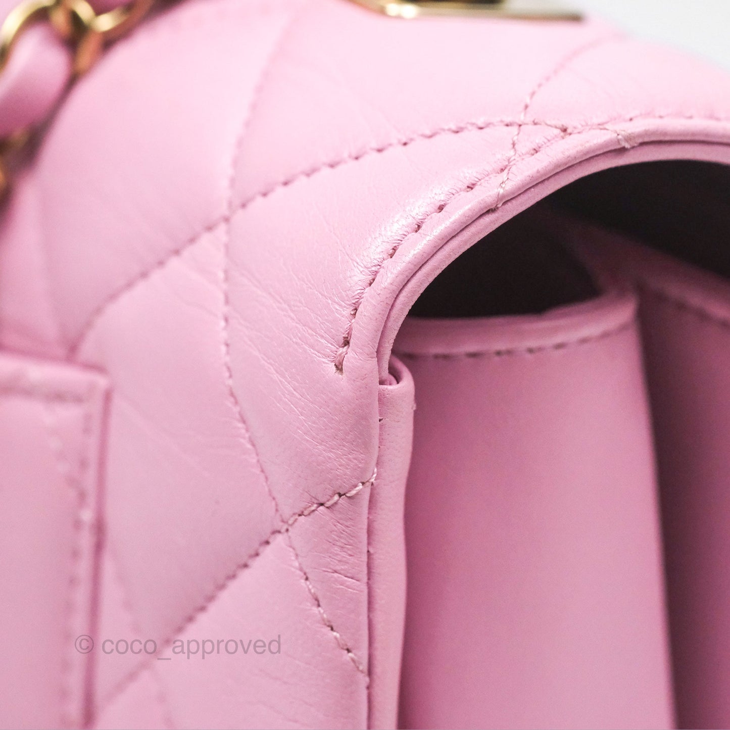Chanel Medium Trendy CC Pink Lambskin Gold Hardware
