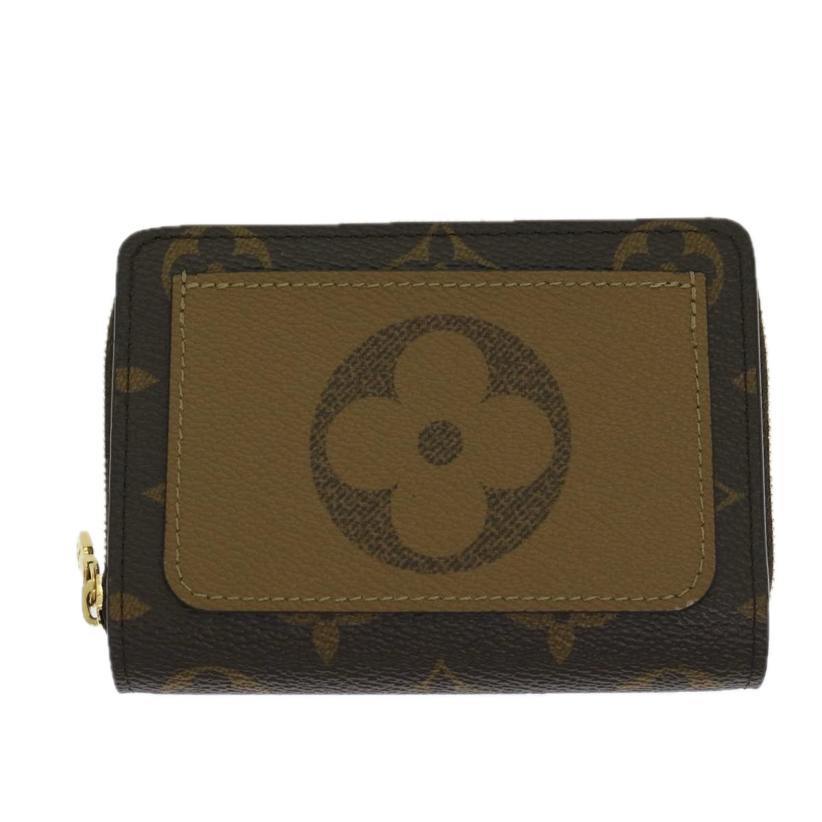 LOUIS VUITTON Monogram Reverse Portefeuille Lou Wallet M81461 LV 65228SA