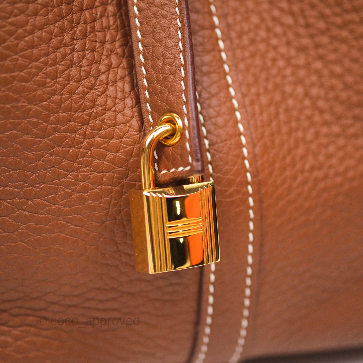 Hermès Picotin Lock 22 Gold 37 Clemence Gold Hardware