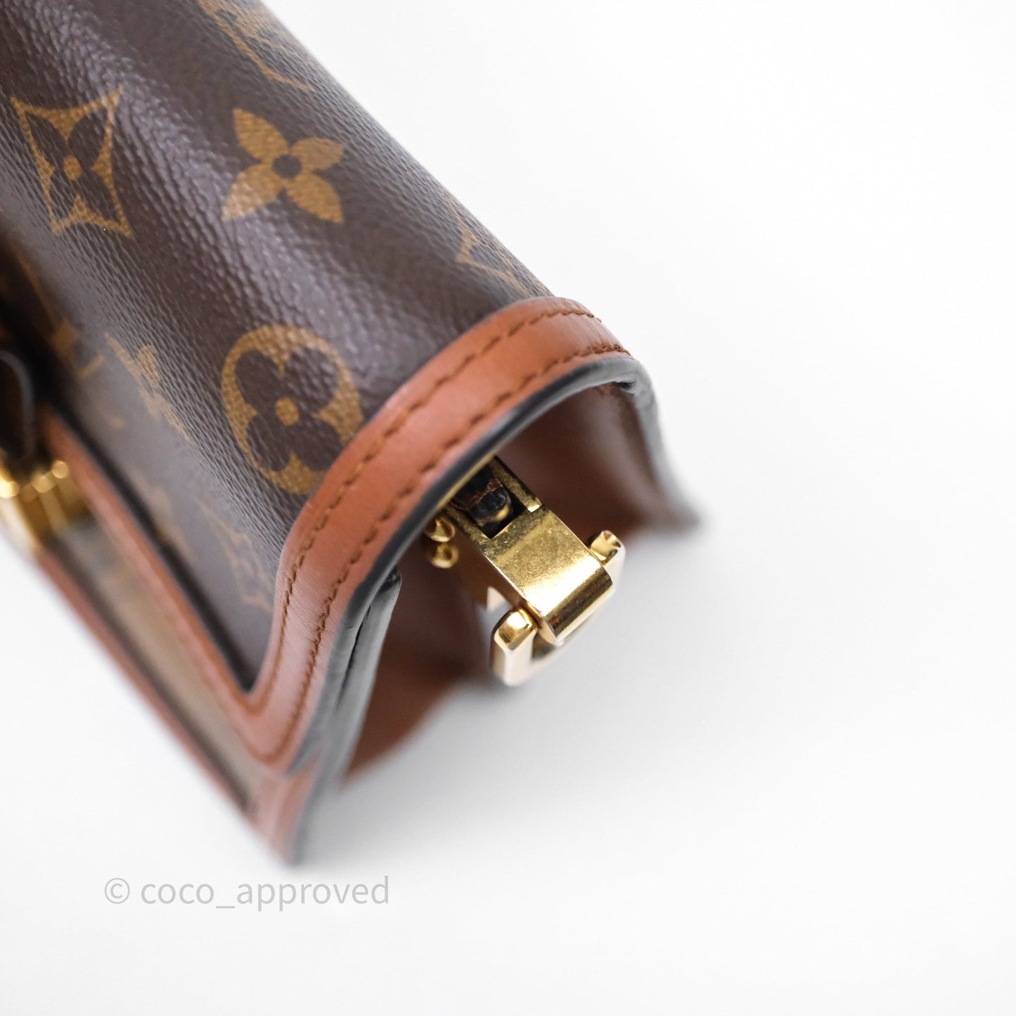 Louis Vuitton Mini Dauphine Monogram Tan Calfskin