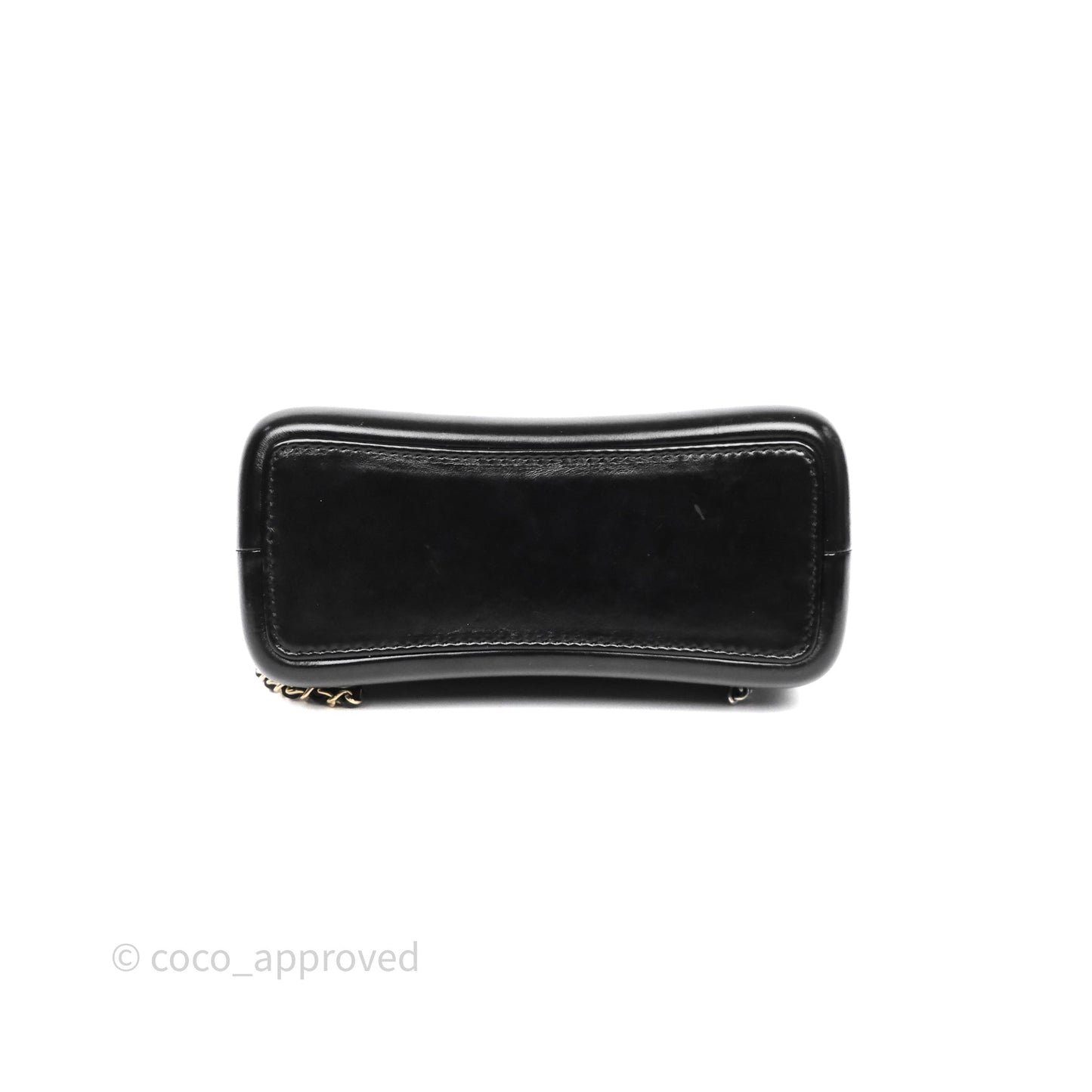 Chanel Small Gabrielle Backpack Quilted Black Aged Calfskin