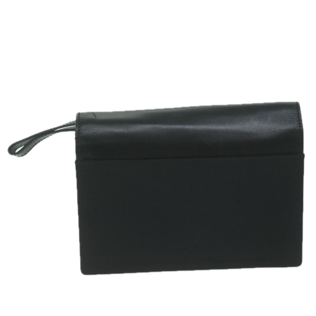GUCCI Clutch Bag Leather Nylon Black 018 1613  65287