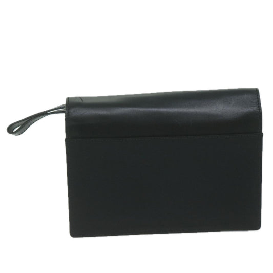 GUCCI Clutch Bag Leather Nylon Black 018 1613  65287