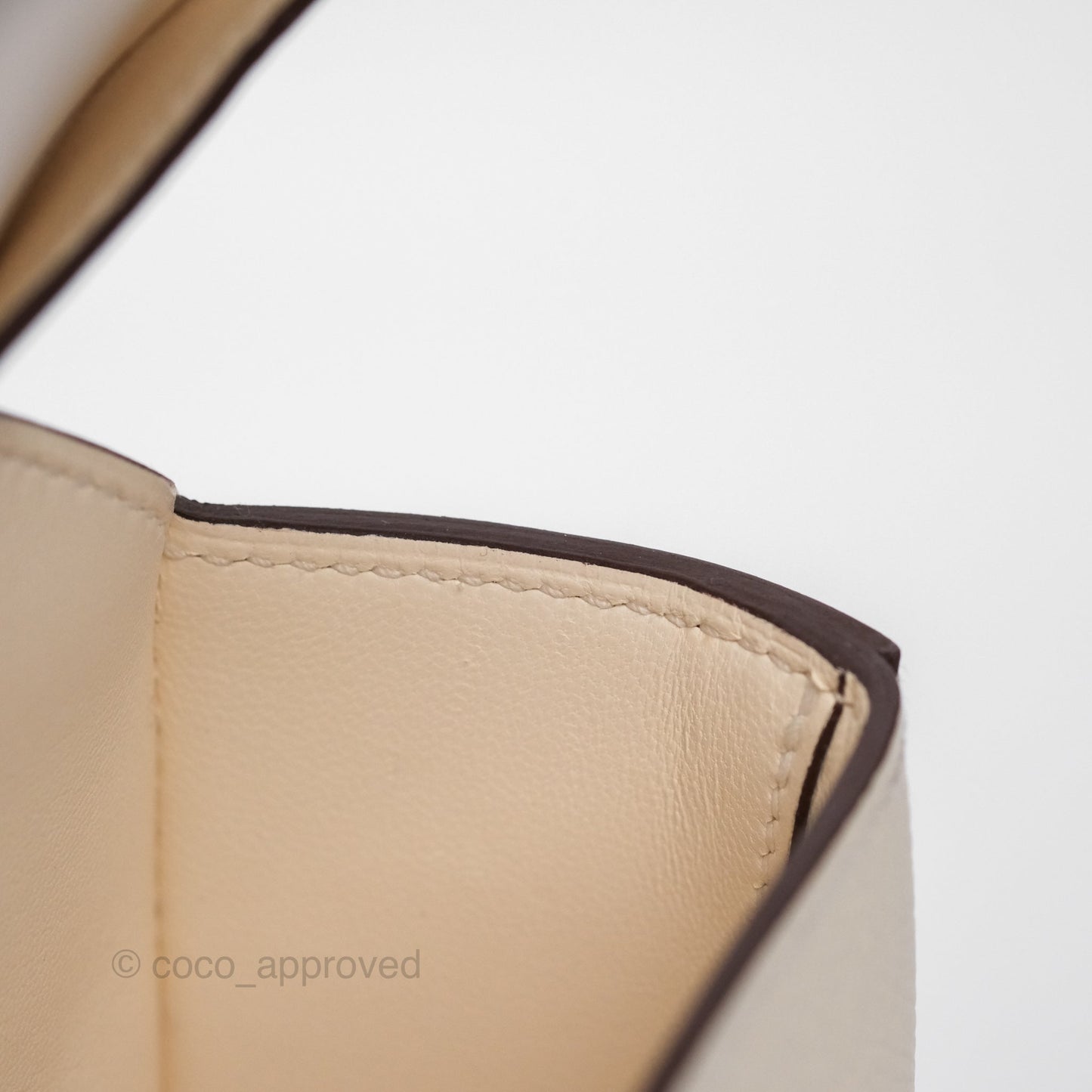 Hermès Della Cavalleria Mini Bag Nata I2 Epsom Palladium Hardware