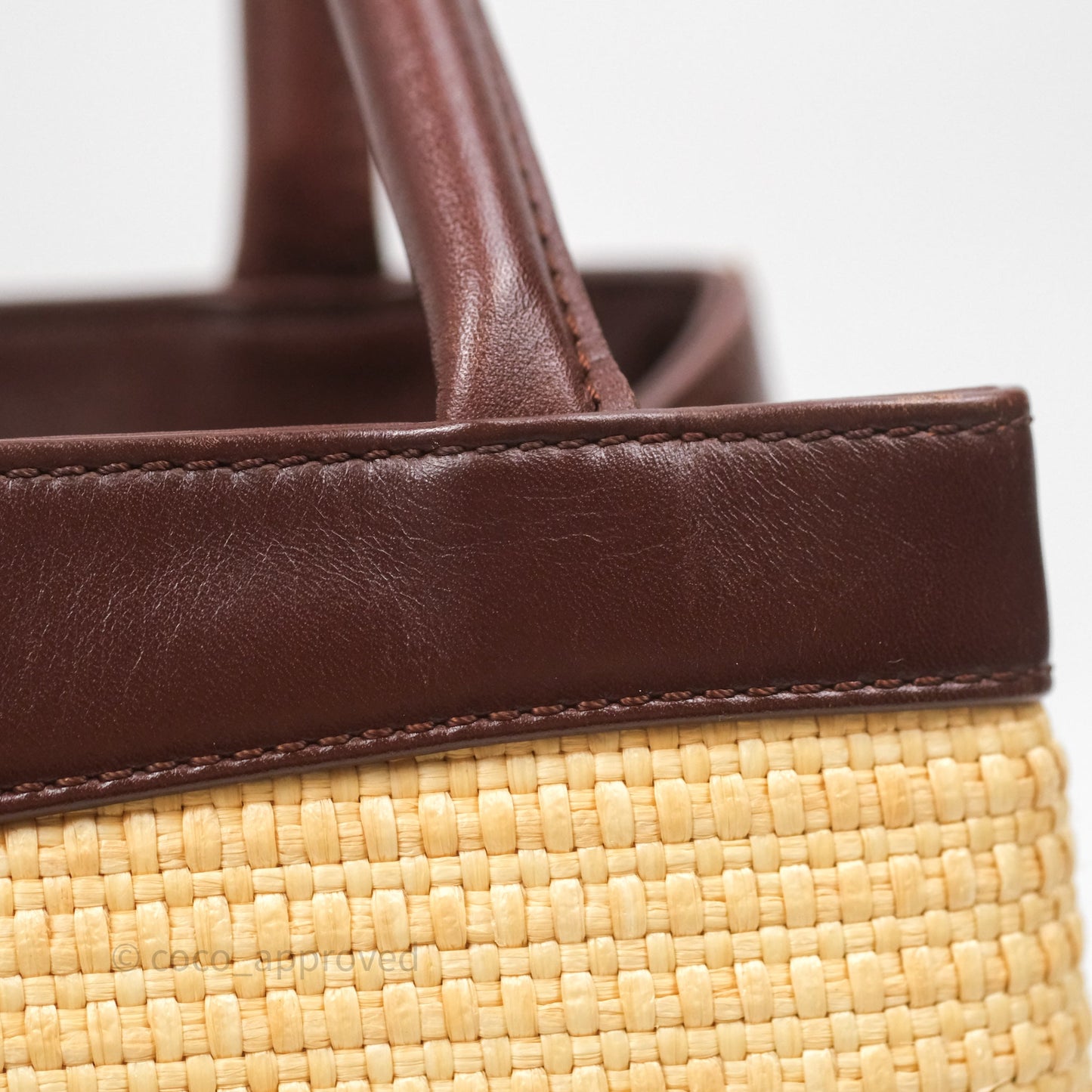Chanel Vintage Rattan Tote Bag