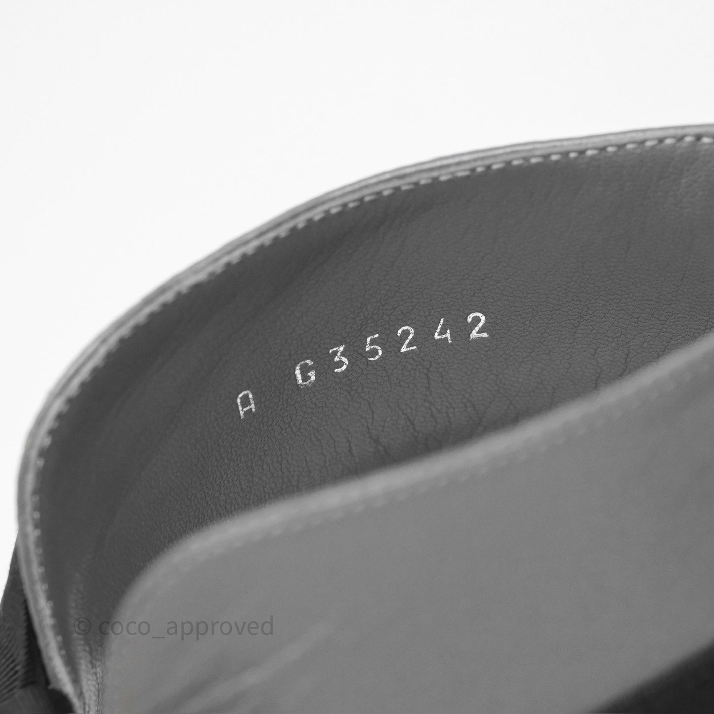 Chanel Cap Toe Bow Ankle-cuff Sandals Grey Black Lambskin