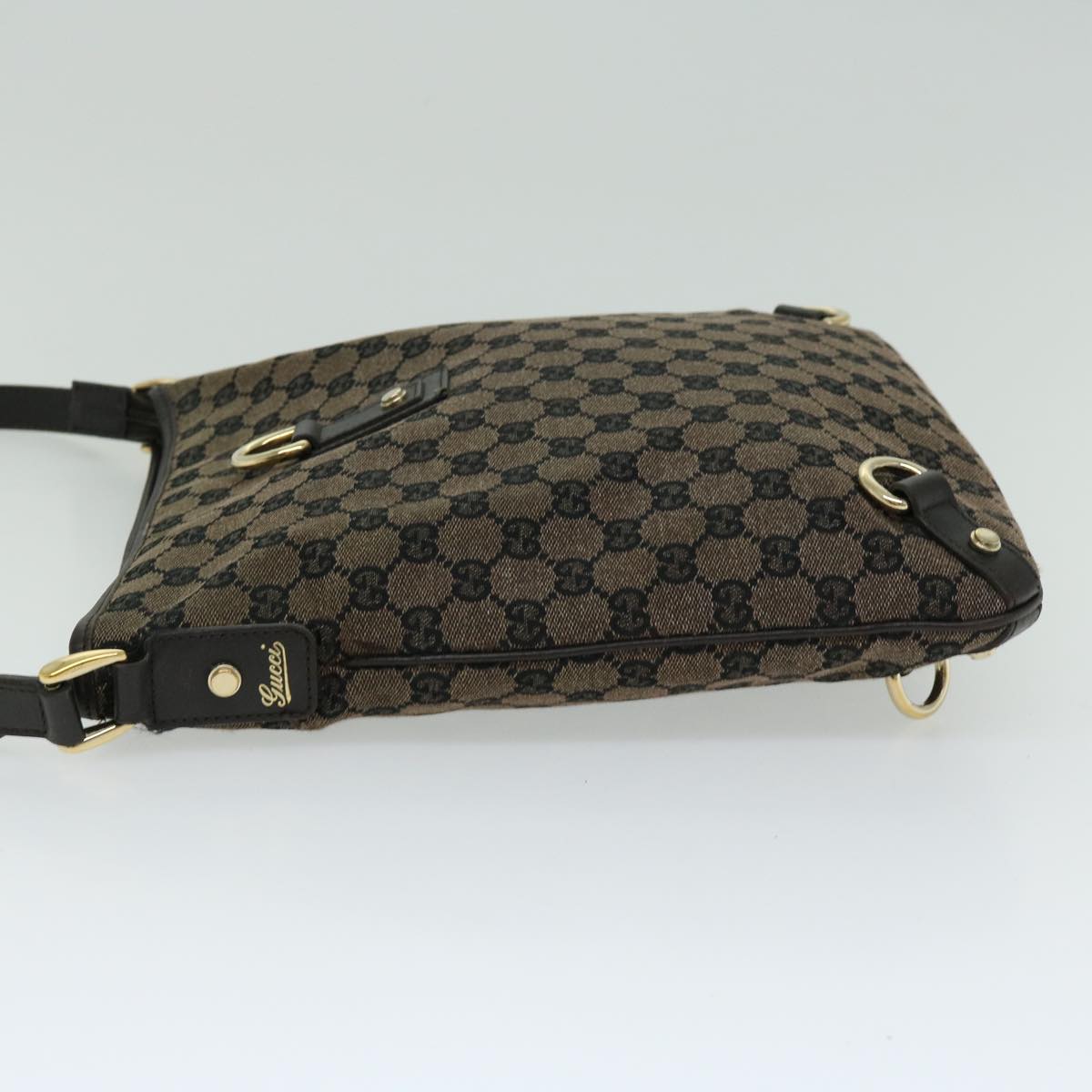 GUCCI GG Canvas Shoulder Bag outlet Brown  65357
