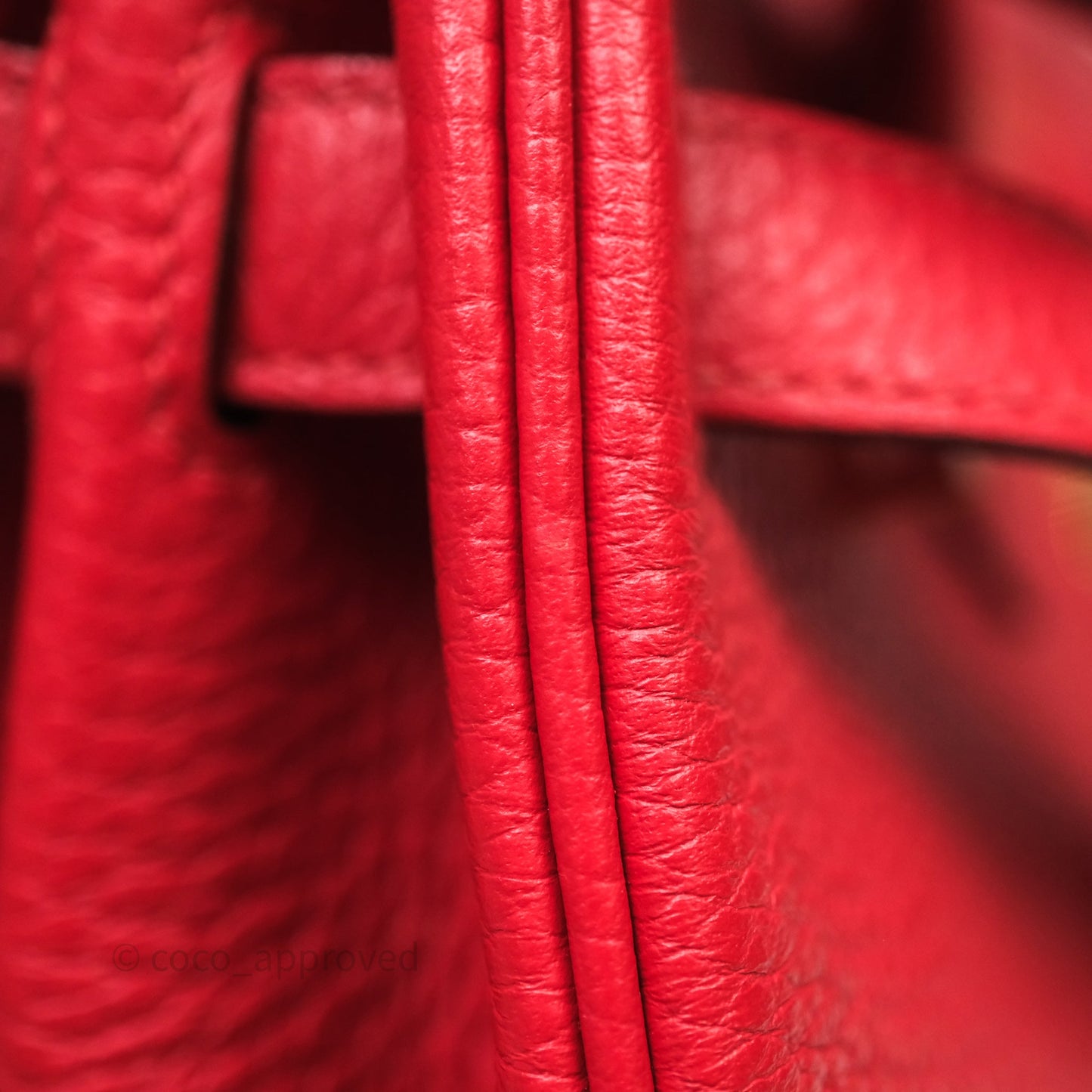 Hermes Birkin 30 Rouge Togo Gold Hardware