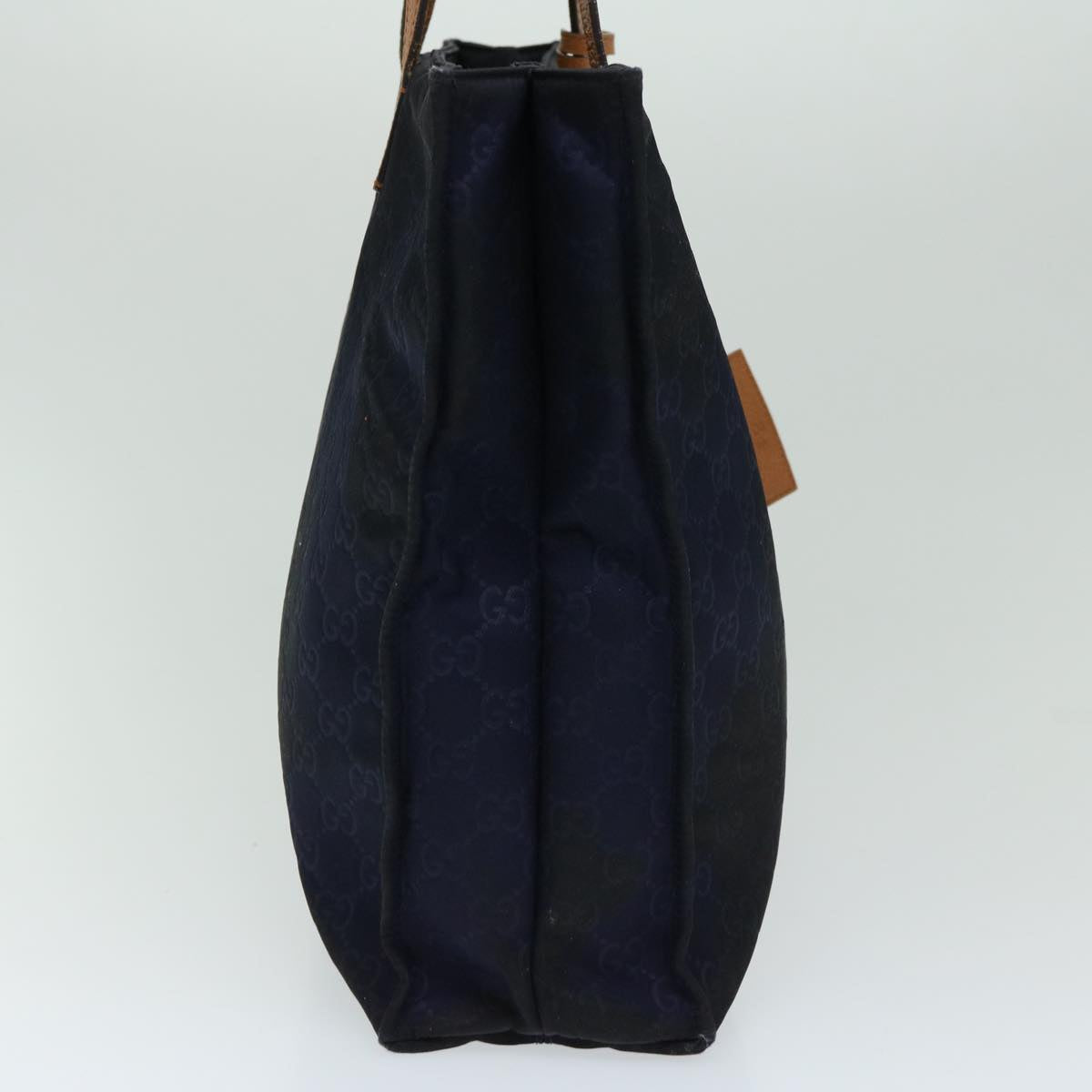 GUCCI GG Canvas Tote Bag Nylon outlet Navy  65390