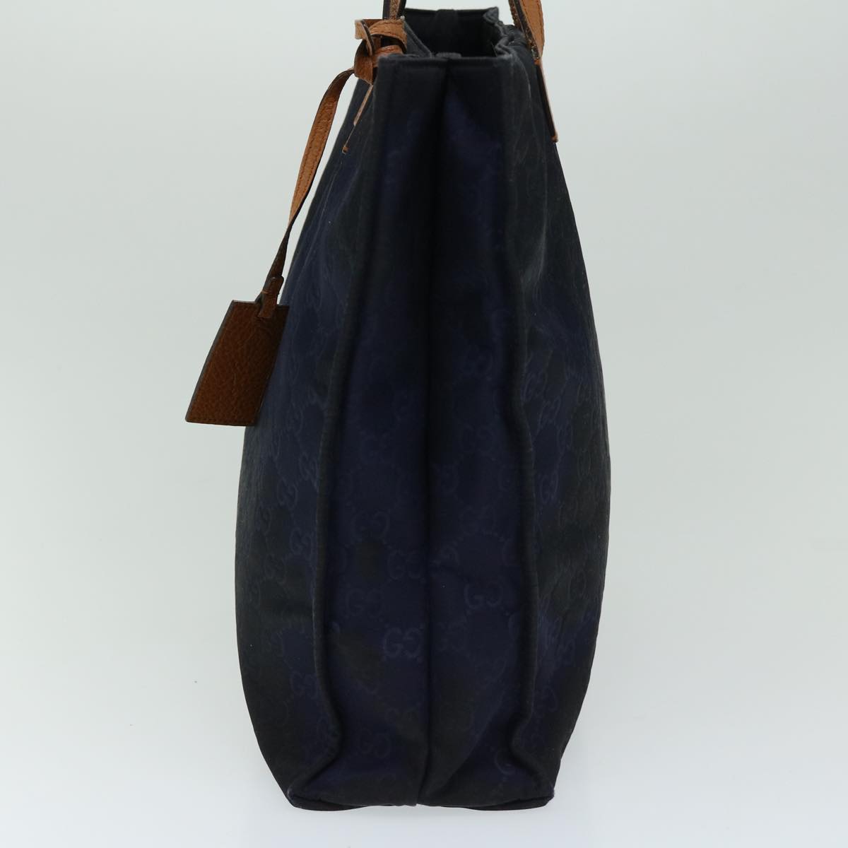 GUCCI GG Canvas Tote Bag Nylon outlet Navy  65390