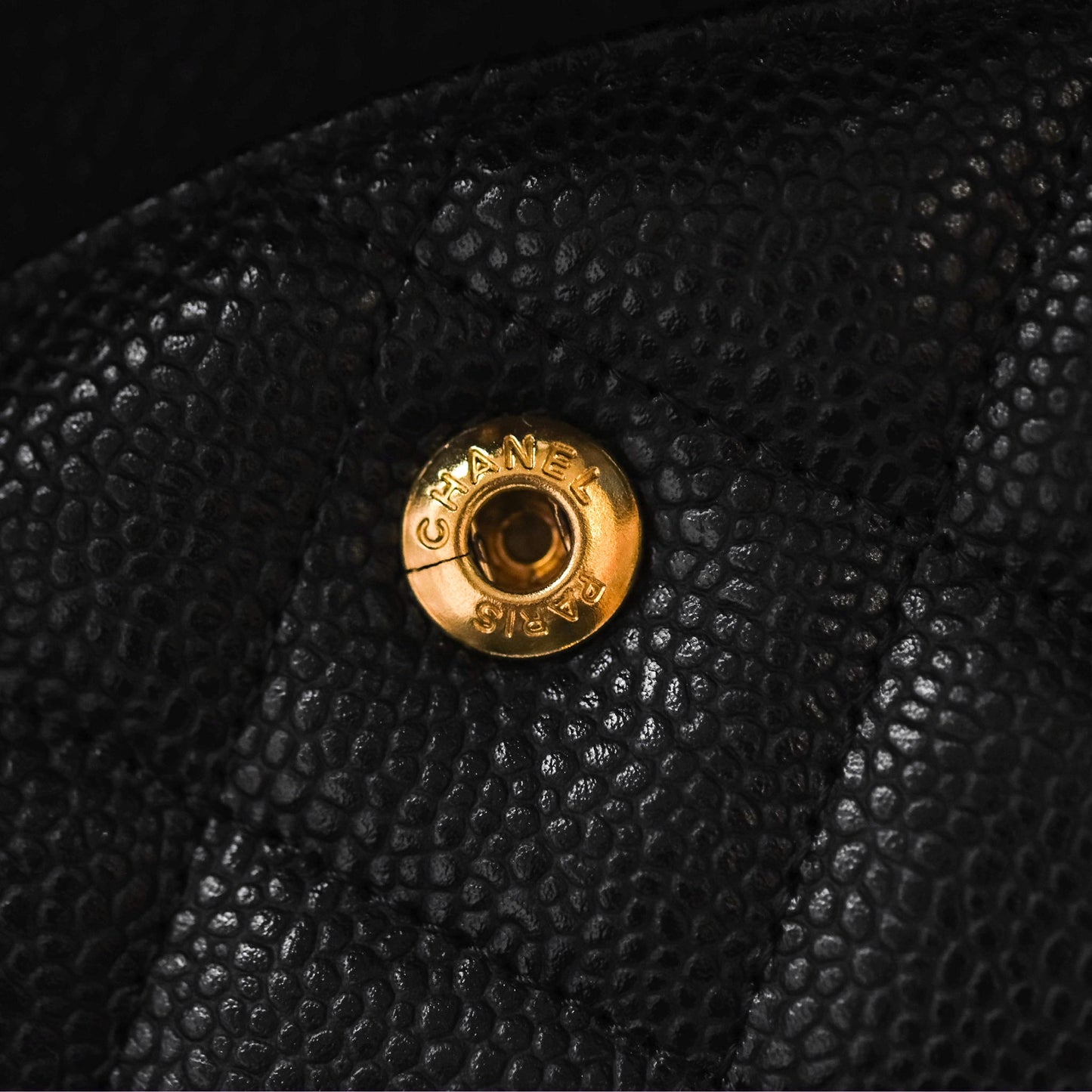 Chanel Jumbo Double Flap Black Caviar Gold Hardware⁣⁣