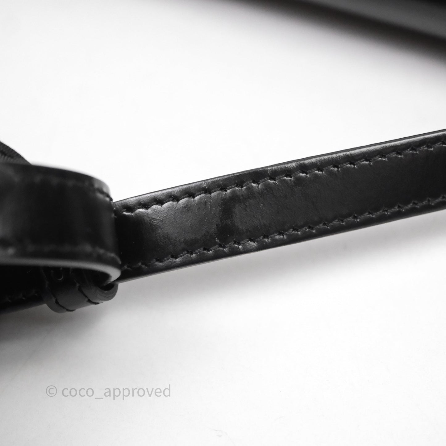 Celine Triomphe Shoulder Bag Black Calfskin