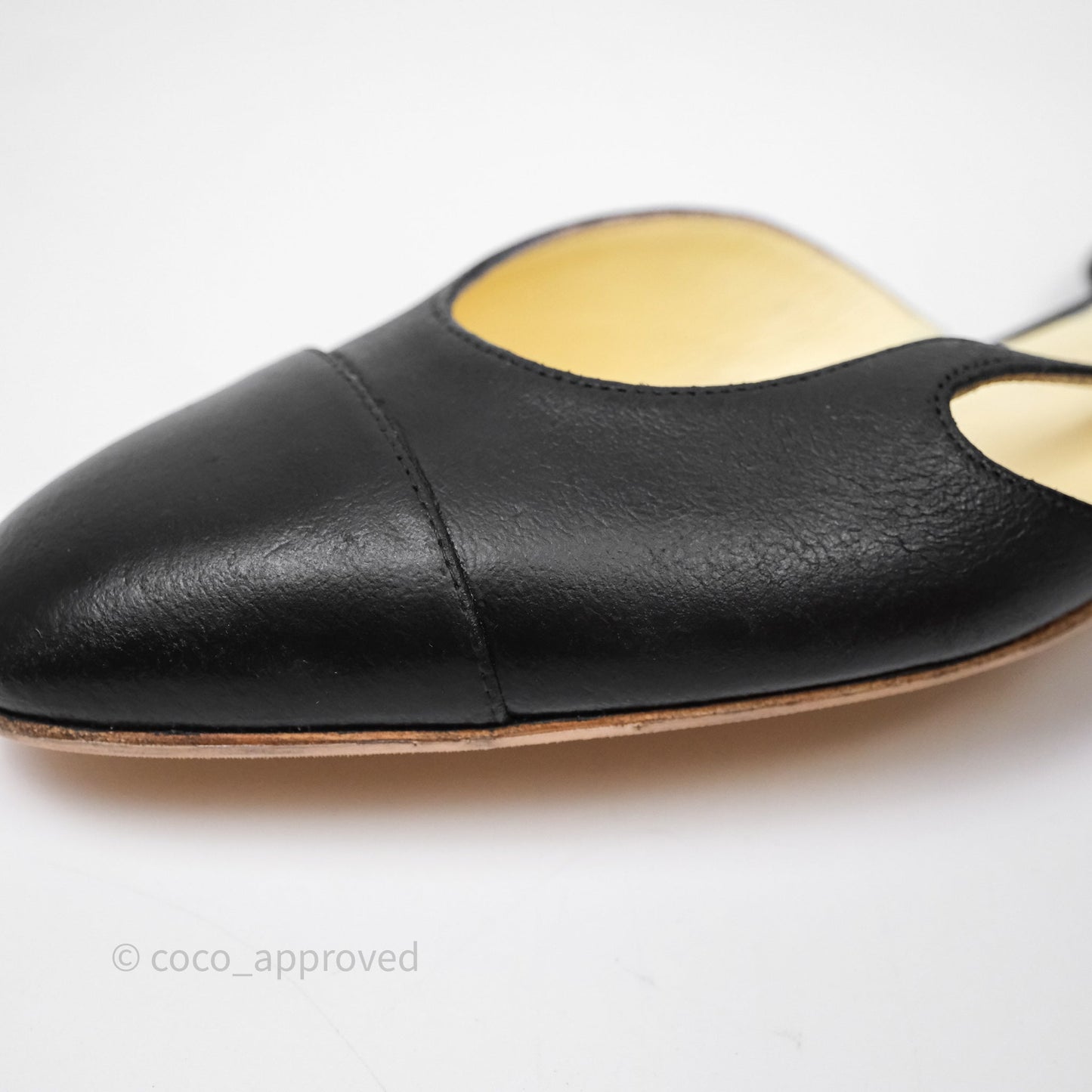 Chanel Classic Slingback Black Size 38