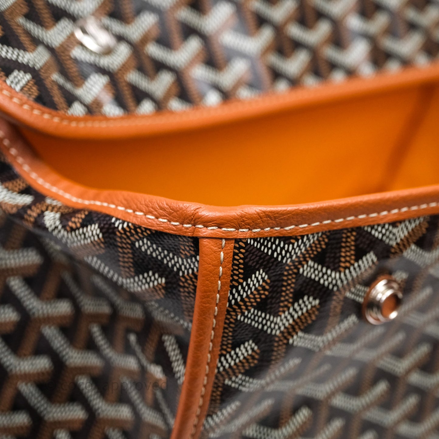 Goyard Saint Léger Backpack Black/ Tan