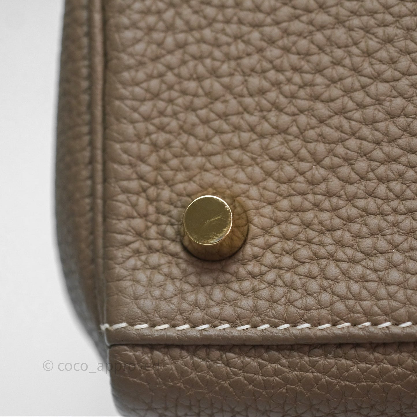 Hermès Kelly II 28 Retourne Etoupe 18 Togo Gold Hardware