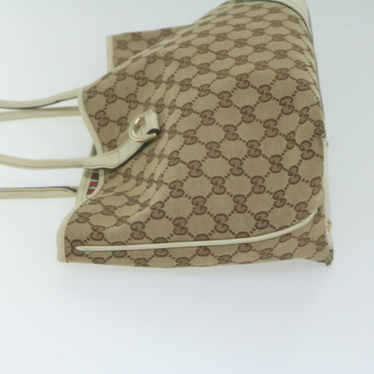 GUCCI GG Canvas Tote Bag Beige 169946  65503