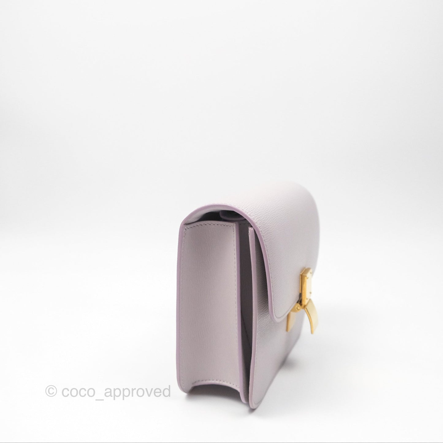 Celine Teen Classic Box Flap Lavender Grey Liege Calfskin