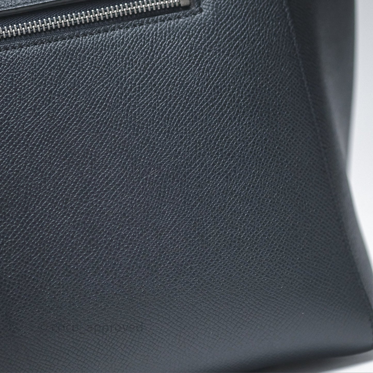 Celine Mini Belt Bag Navy Grained Calfskin Silver Hardware