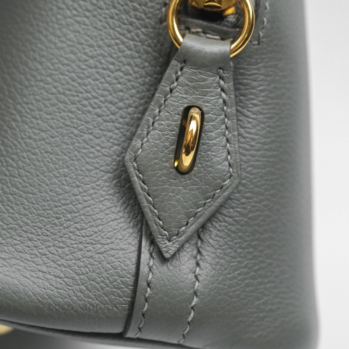 Hermès Bolide 1923 25 Gris Meyer 0L Evercolor Gold Hardware