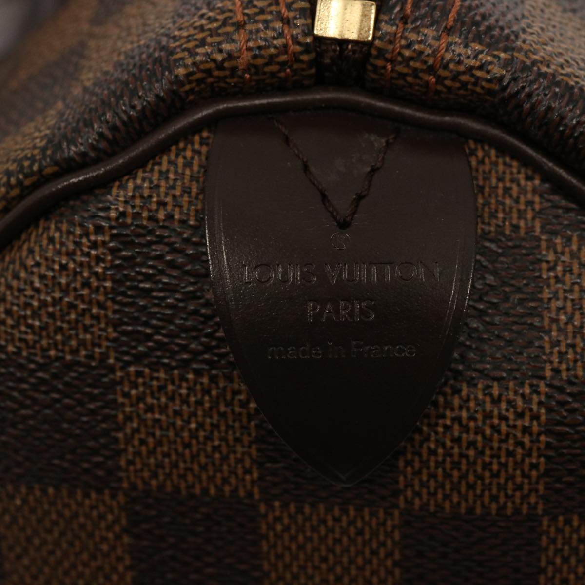 LOUIS VUITTON Damier Ebene Speedy 30 Hand Bag N41364 LV 65683