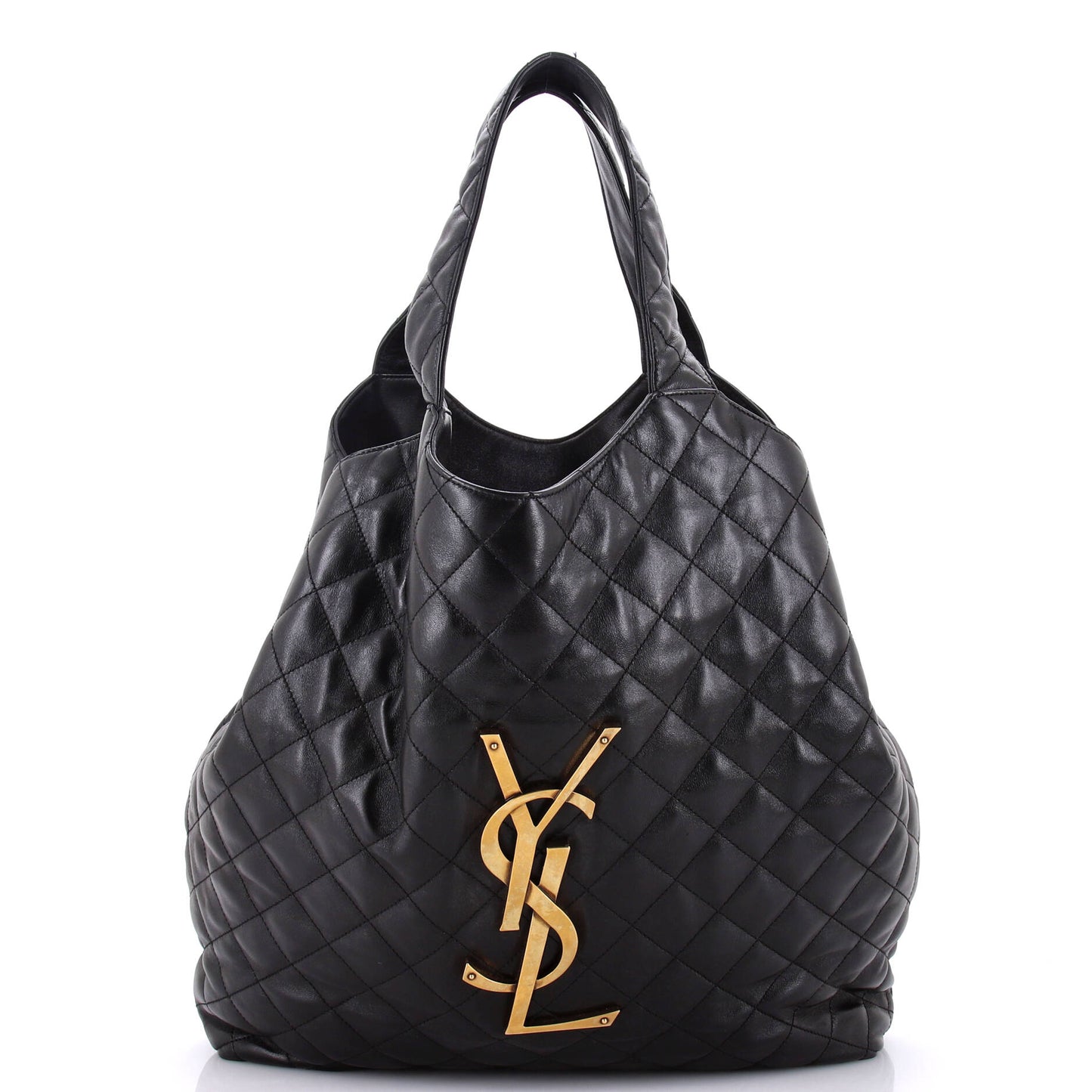 Luxury Saint Laurent Icare Shopping Tote Quilted Leather Maxi