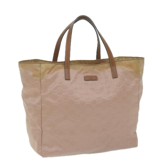 GUCCI GG Canvas Tote Bag Pink 282439  65713