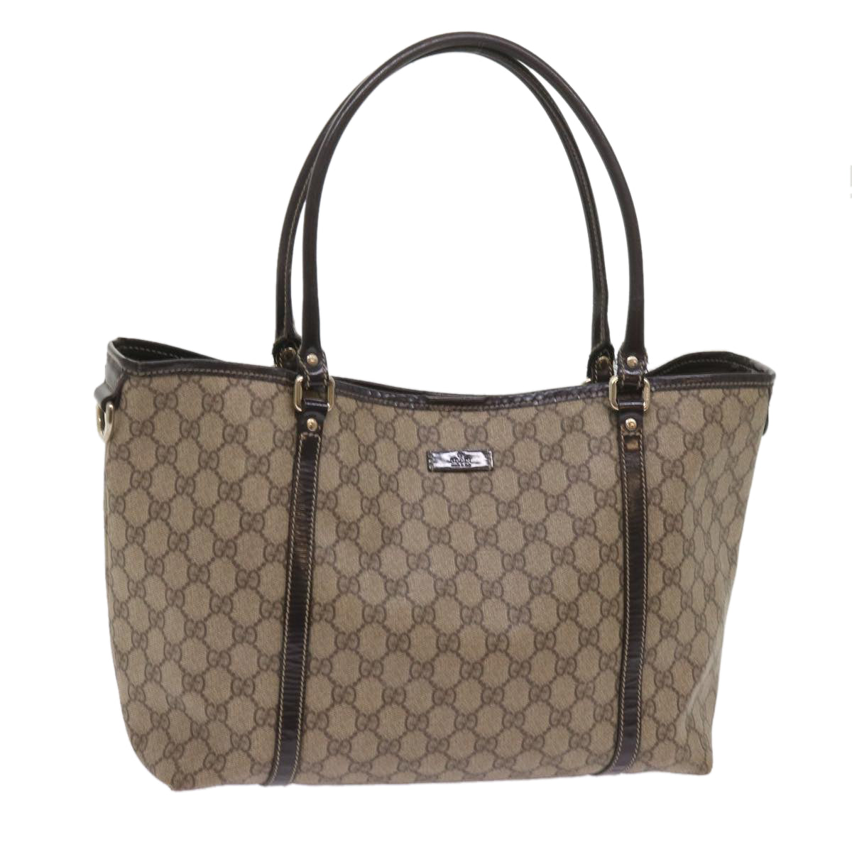 GUCCI GG Supreme Tote Bag Beige 197953  65784