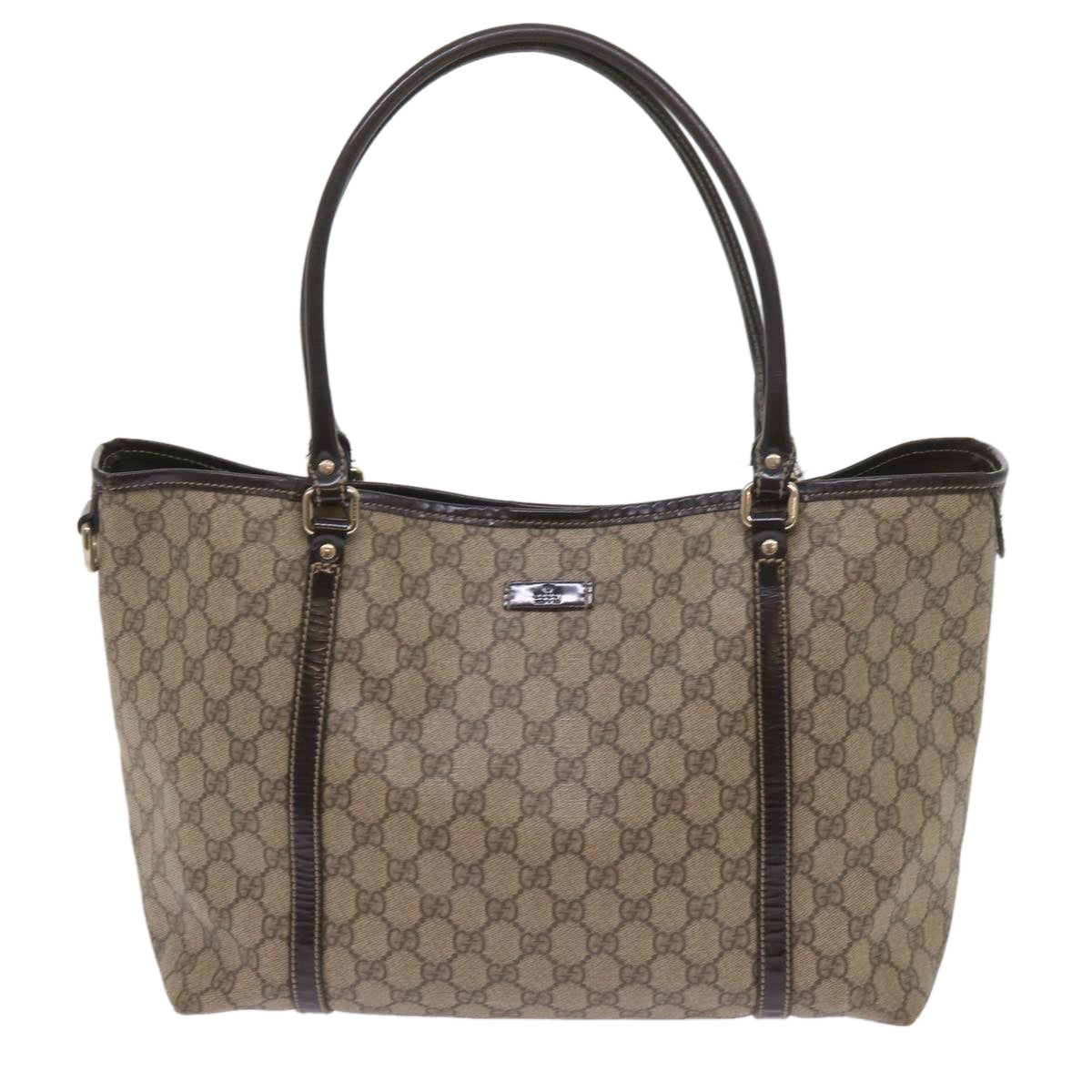 GUCCI GG Supreme Tote Bag Beige 197953  65784