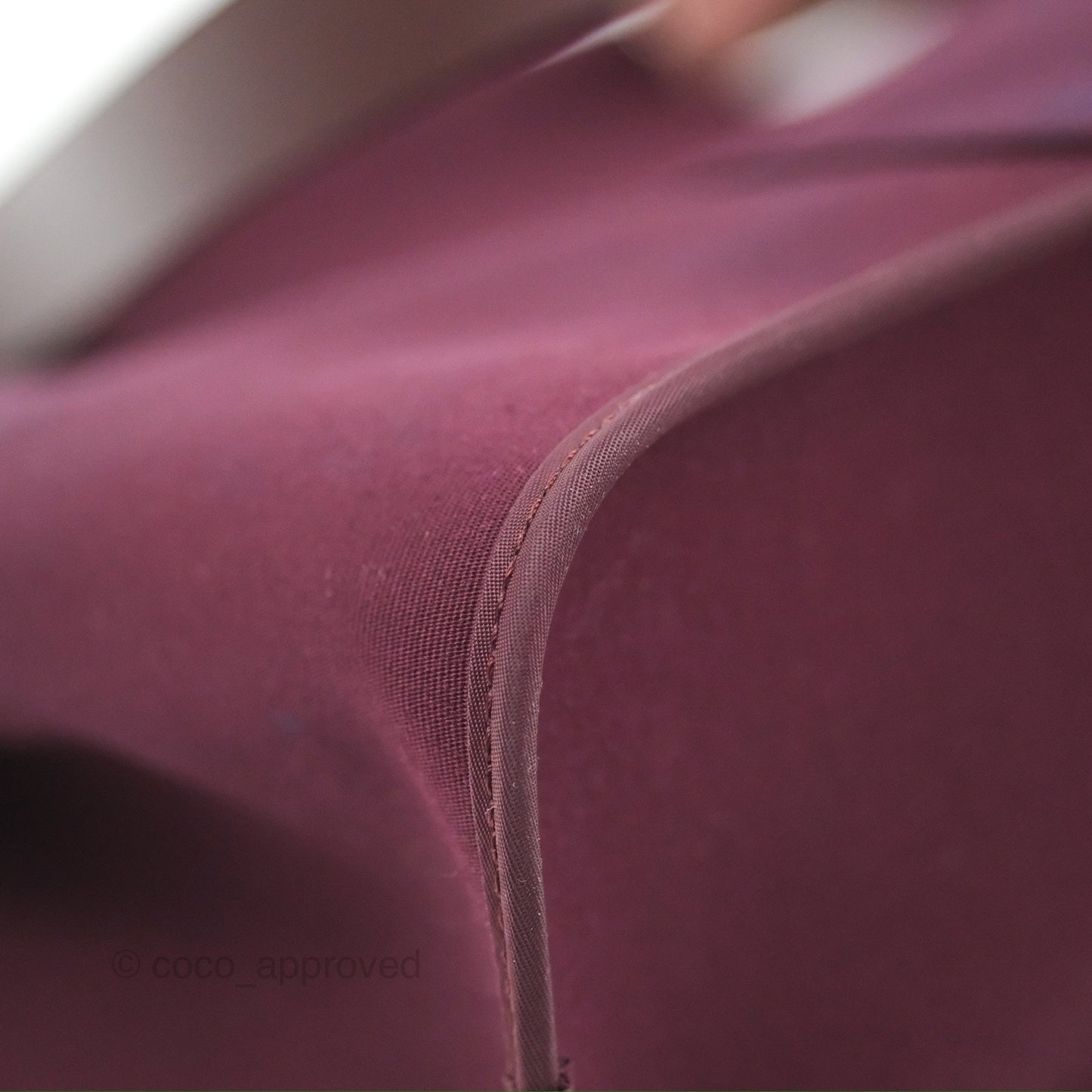 Hermès Cabag Elan Bag Purple Canvas