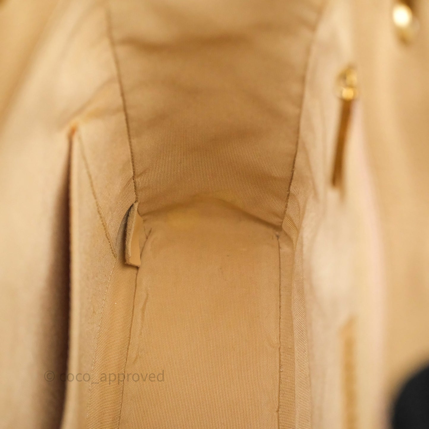 Chanel PST Tote Beige Caviar Gold Hardware