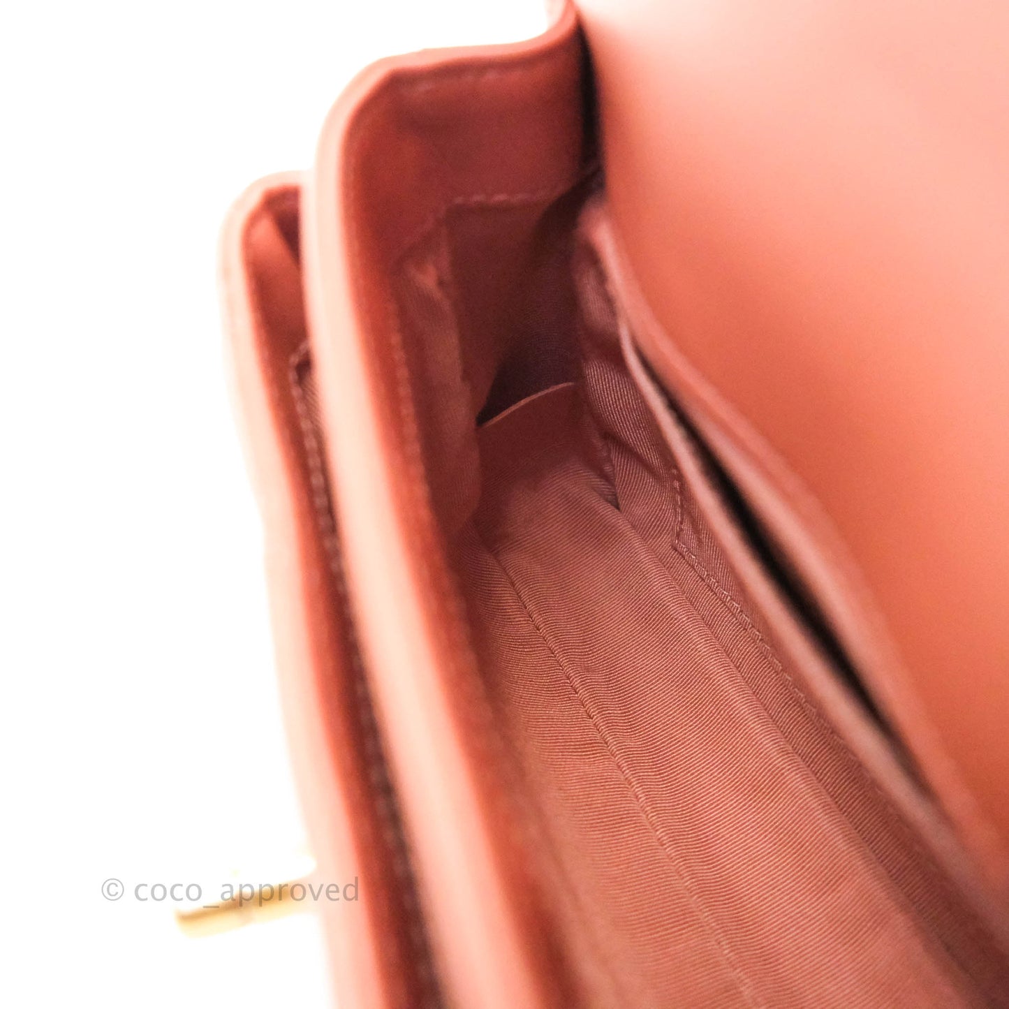 Chanel Day Trip Quilted Small Lambskin Pink Aged Gold Hardware