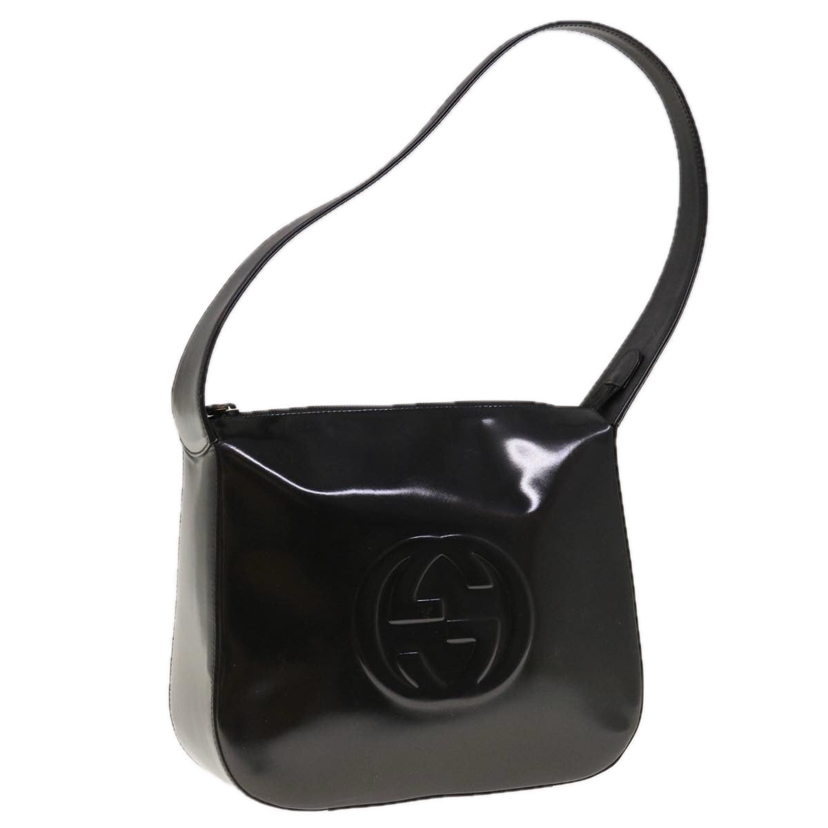 GUCCI Shoulder Bag Leather Black 001 1364  65833